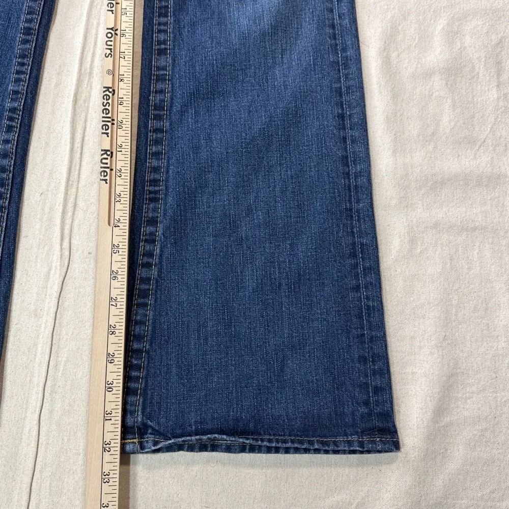 True Religion Billy Relaxed Bootcut Jeans Mens 34x34 Made in USA Flap Pockets